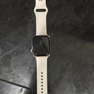 Pinkblush White Smartwatch with Minimalist Design